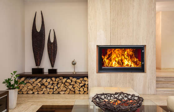 Woodfire Evo 30 inset boiler stove
