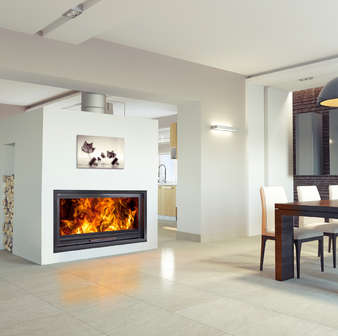 Woodfire Evo LD inset boiler stoves