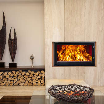 Woodfire inset boiler stoves
