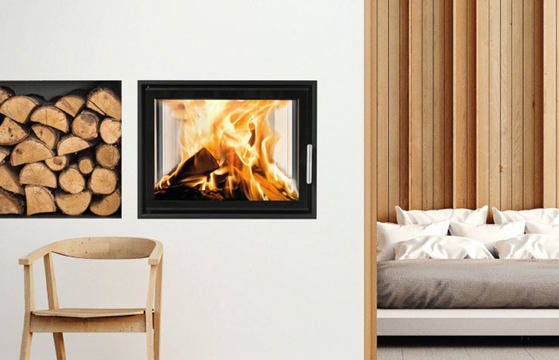 Woodfire EX Double-sided insert boiler stoves